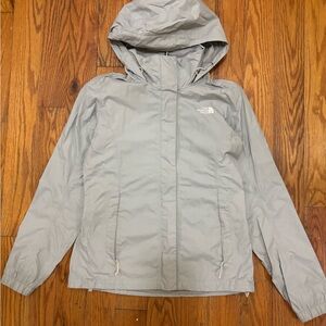 The North Face grey HyVent women’s jacket